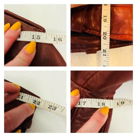 IRO Ebenya moto jacket red maroon lamb leather biker zipper fall autumn small - Picture 15 of 16